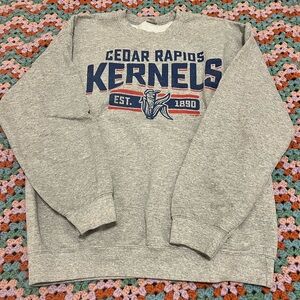 Gray Cedar Rapids Kernels Sweatshirt